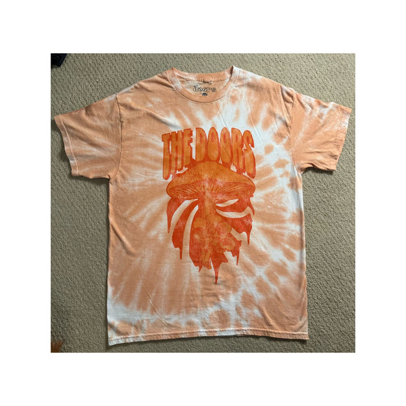 NWT Fashion Nova The Doors Mushroom Tie Dye Tee - Picture 1 of 4